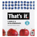 That's It, фруктовый батончик, яблоко и голубика, 5 шт. по 35 г (1,2 унции)