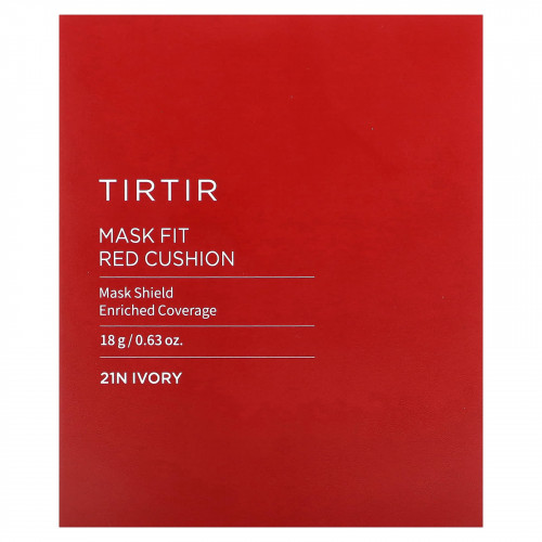 TIRTIR, Mask Fit, Red Cushion, 21N слоновая кость, 18 г (0,63 унции)