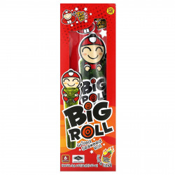 Tao Kae Noi, Big Roll, рулет из морских водорослей на гриле, острый, 6 пакетиков по 3 г (0,11 унции)