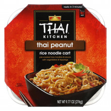 Thai Kitchen, Thai Peanut, корзина с рисовой лапшой, средний продукт, 276 г (9,77 унции)