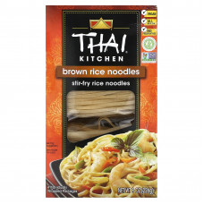 Thai Kitchen, лапша из коричневого риса, 4 индивидуально упакованных пакета по 56 г (2 унции)