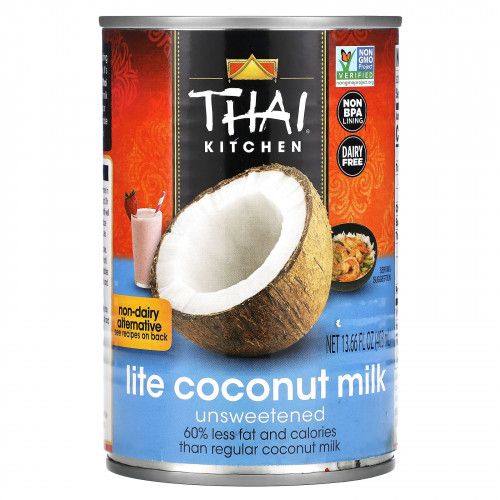 Thai Kitchen, облегченное кокосовое молоко, без подсластителей, 403 мл (13,66 жидк. унции)