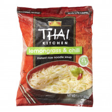 Thai Kitchen, суп с рисовой лапшой, лемонграсс и чили, 45 г (1,6 унции)