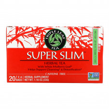 Triple Leaf Tea, Super Slim, травяной чай, без кофеина, 20 чайных пакетиков, 33 г (1,6 унции)
