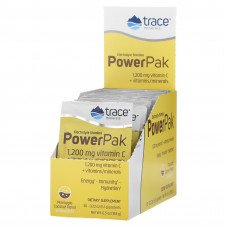 Trace Minerals ®, PowerPak, электролит для повышения выносливости, ананас и кокос, 30 пакетиков, по 6,1 г (0,22 унции)