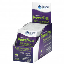 Trace Minerals ®, электролит для повышения выносливости, PowerPak, со вкусом ягод асаи, 30 пакетиков по 5,2 г (0,18 унции)
