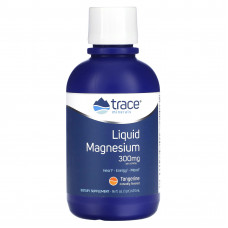 Trace Minerals ®, Жидкий магний, мандарин, 300 мг, 473 мл (16 жидк. Унций)