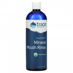 Trace Minerals ®, минеральный ополаскиватель для полости рта ConcenTrace, мята, 473 мл (16 жидк. унций)