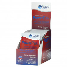 Trace Minerals ®, электролит для повышения выносливости, PowerPak, со вкусом граната и черники, 30 пакетиков по 5 г (0,18 унции)