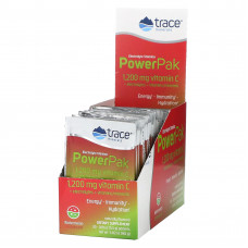 Trace Minerals ®, PowerPak, электролит для повышения выносливости, арбуз, 30 пакетиков по 5,5 г (0,19 унции)