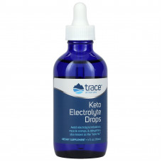 Trace Minerals ®, электролитические капли для соблюдающих кетодиету, 118 мл (4 жидк. унции)