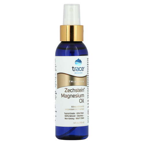 Trace Minerals ®, TM Skincare, Zechstein, магниевое масло, 118 мл (4 жидк. унции) (Товар снят с продажи) 