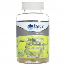 Trace Minerals ®, TM Sport, жевательные мармеладки с электролитом, лимон и лайм, 263 мг, 90 жевательных таблеток