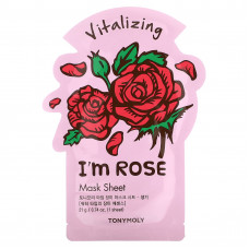 Tony Moly, I'm Rose, Vitalizing Beauty Mask, тканевая маска, 1 шт., 21 г (0,74 унции)