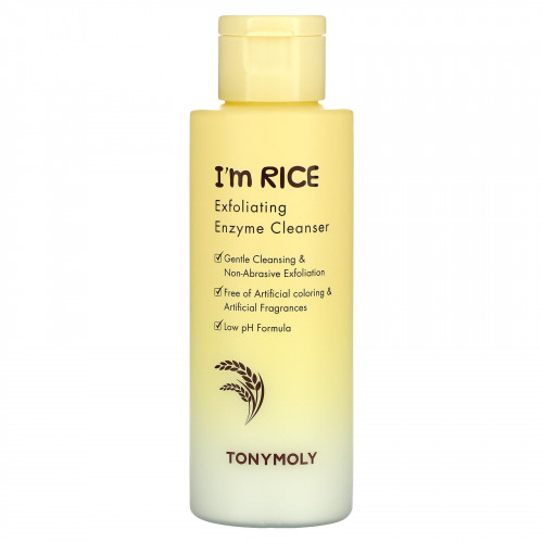 Tony Moly, I'm Rice, отшелушивающее ферментное очищающее средство, 50 г (1,76 унции)