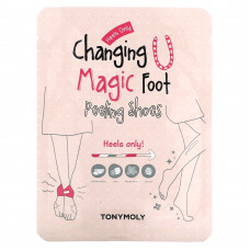 Tony Moly, Changing U Magic Foot Peeling Shoes, 1 пара, 18 г (0,63 унции)