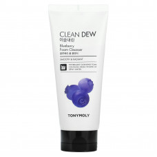 Tony Moly, Clean Dew, очищающая пенка с черникой, 180 мл