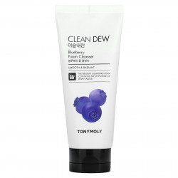 Tony Moly, Clean Dew, очищающая пенка с черникой, 180 мл