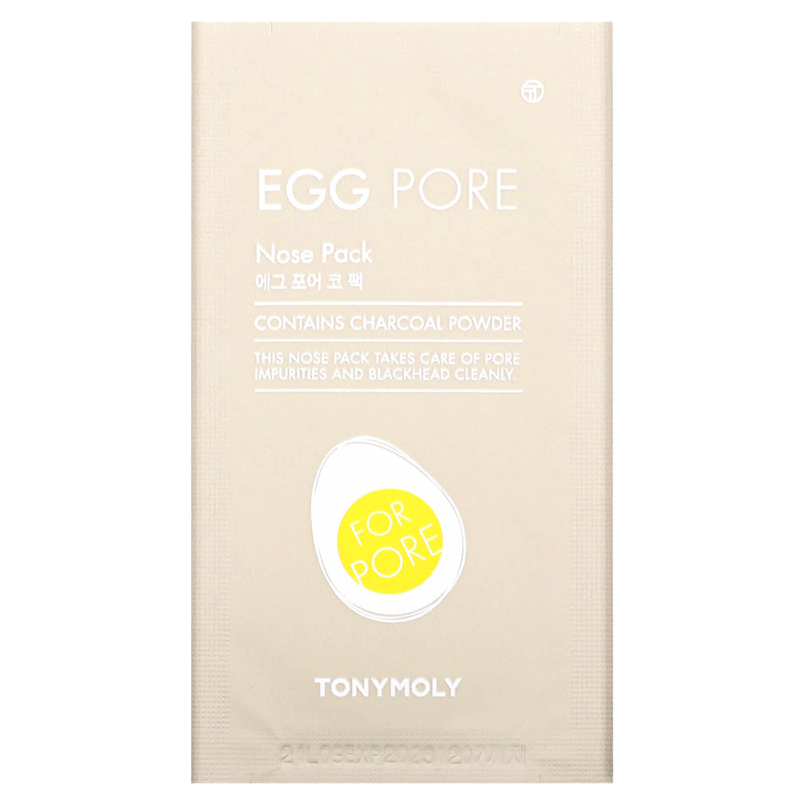 Tony Moly, Egg Pore, пакетик для носа, 7 пакетиков