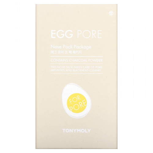 Tony Moly, Egg Pore, пакетик для носа, 7 пакетиков