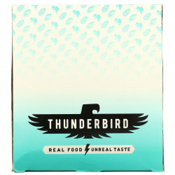 Thunderbird, Superfood Bar, шоколад и морская соль с миндальным маслом, 12 батончиков по 48 г (1,7 унции)