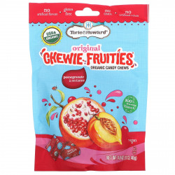 Torie & Howard, Original Chewie Fruities, органические жевательные конфеты, гранат и нектарин, 113,40 г (4 унции)
