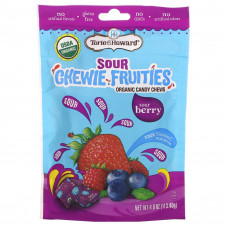 Torie & Howard, Sour Chewie Fruities, органические жевательные конфеты, с кислинкой, 113,40 г (4 унции)