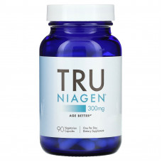 Tru Niagen, никотинамид рибозид, 300 мг, 90 вегетарианских капсул