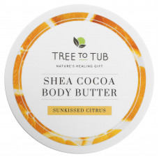 Tree To Tub, увлажняющее крем-масло для тела с маслом ши, нежирное, для увлажнения сухой и чувствительной кожи, цитрус, 200 мл (6,7 жидк. унции)