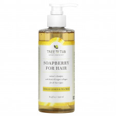 Tree To Tub, Soapberry For Hair Shampoo, для всех типов волос, сицилийский лимон и чайное дерево, 250 мл (8,5 жидк. Унции)