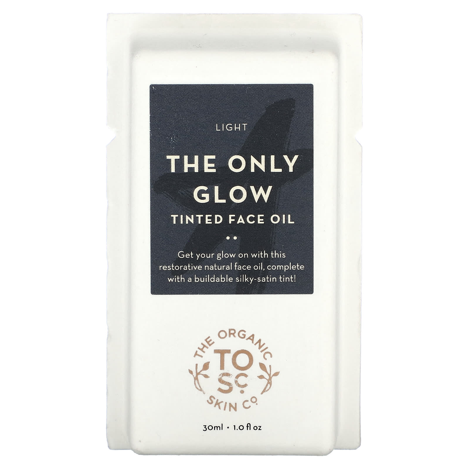 The Organic Skin Co., The Only Glow, тонирующее масло для лица, легкое, 30 мл (1 жидк. Унция)