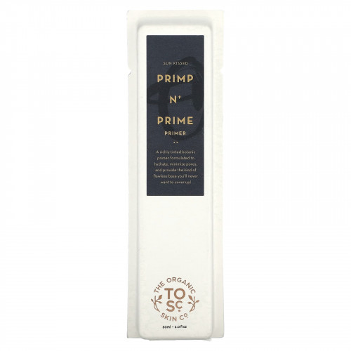 The Organic Skin Co., Primp N Prime Primer, Sunkissed, 60 мл (2 жидк. Унции)
