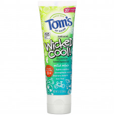 Tom's of Maine, Wicked Cool !, зубная паста с натуральным фтором, для детей от 8 лет, дикая мята, 144 г (5,1 унции)
