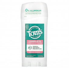 Tom's of Maine, Дезодорант без алюминия, роза и ваниль, 64 г (2,25 унции)