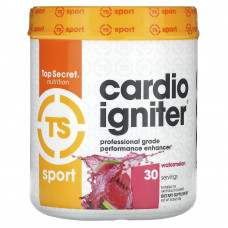 Top Secret Nutrition, Sport, Cardio Igniter, средство для повышения эффективности профессионального уровня, арбуз, 180 г (6,35 унции)