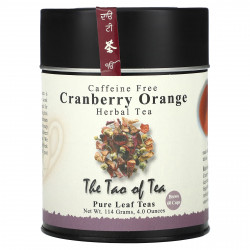 The Tao of Tea, Травяной чай с клюквой и апельсином, без кофеина, 114 г (4 унции)