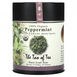 The Tao of Tea, Листья 100% органических трав, перечная мята, 57 г (2 унции)