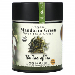 The Tao of Tea, Органический зеленый чай и апельсин, мандарин и 85 г (3 унции)