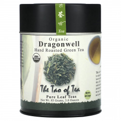 The Tao of Tea, Органический зеленый чай ручной обжарки, Dragonwell, 85 г (3 унции)
