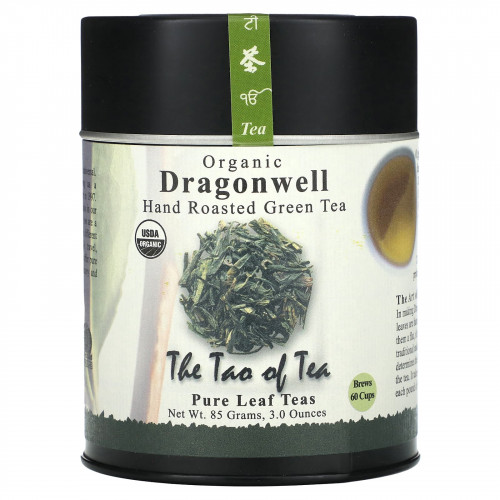 The Tao of Tea, Органический зеленый чай ручной обжарки, Dragonwell, 85 г (3 унции)