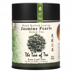 The Tao of Tea, свернутые вручную листья зеленого чая, жасминовый жемчуг, 85 г(3 унции)