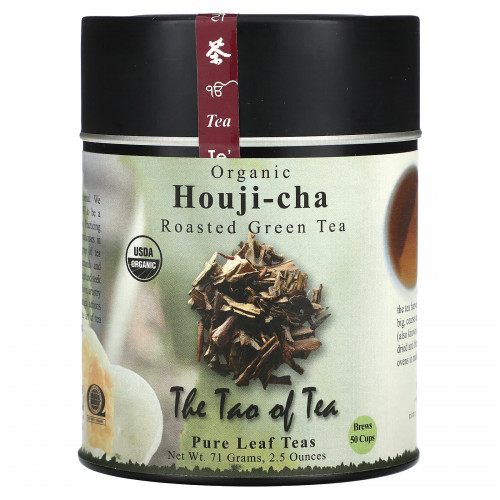 The Tao of Tea, Органический обжаренный зеленый чай, Houji-cha, 71 г (2,5 унции)