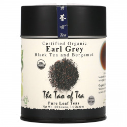 The Tao of Tea, Сертифицированный органический черный чай с бергамотом, Граф Грей, 3.5 унций (100 г)