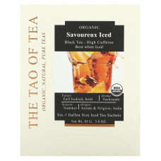 The Tao of Tea, Органический черный чай, ледяной Савурё, пакетики размером 6–1 галлон, 85 г (3,0 унции)