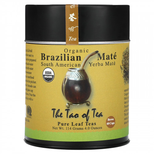 The Tao of Tea, Органический южноамериканский йерба мате, бразильский мате, 114 г (4 унции)