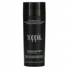 Toppik, Hair Building Fibers, загуститель для волос, оттенок черный, 27,5 г (0,97 унции)