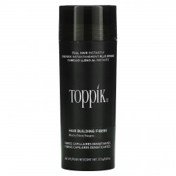 Toppik, Hair Building Fibers, загуститель для волос, оттенок черный, 27,5 г (0,97 унции)