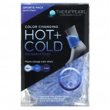 TheraPearl, многоразовая упаковка, меняющая цвет, с помощью горячего и холодного напитка, для физической активности, с ремешком, 1 шт.