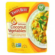 Tasty Bite, Индийские кокосовые овощи, острые и пряные, 285 г (10 унций)