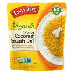Tasty Bite, Органическая индийская кокосовая тыква, неострая, 285 г (10 унций)